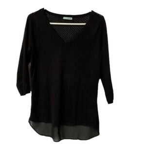 Maurice Lightweight Women's Spring/Summer‎ Black Sweater Top